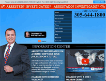 Tablet Screenshot of criminaldefendant.com